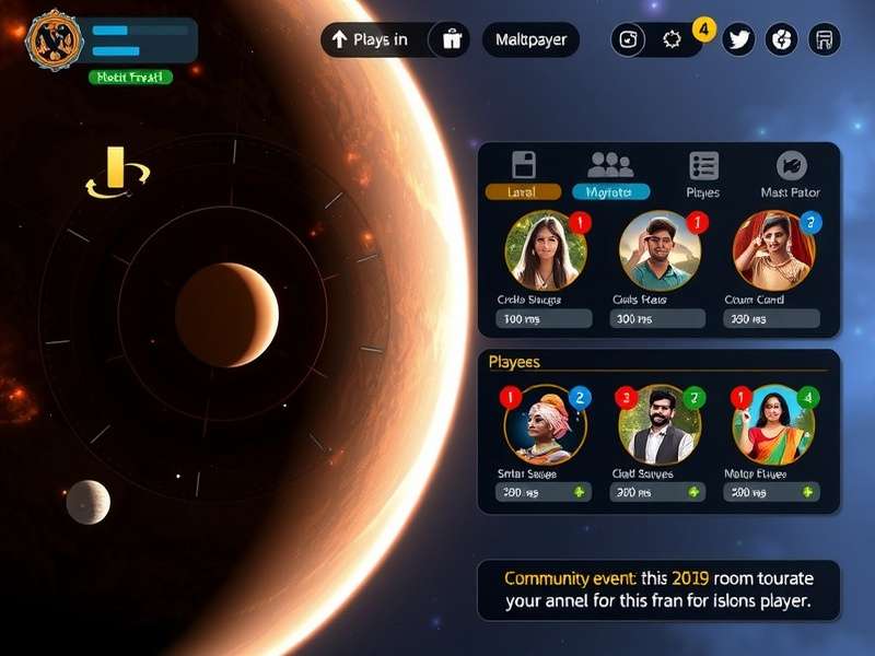 Anise Odyssey Cosmic Voyagers gameplay screenshot showing space exploration